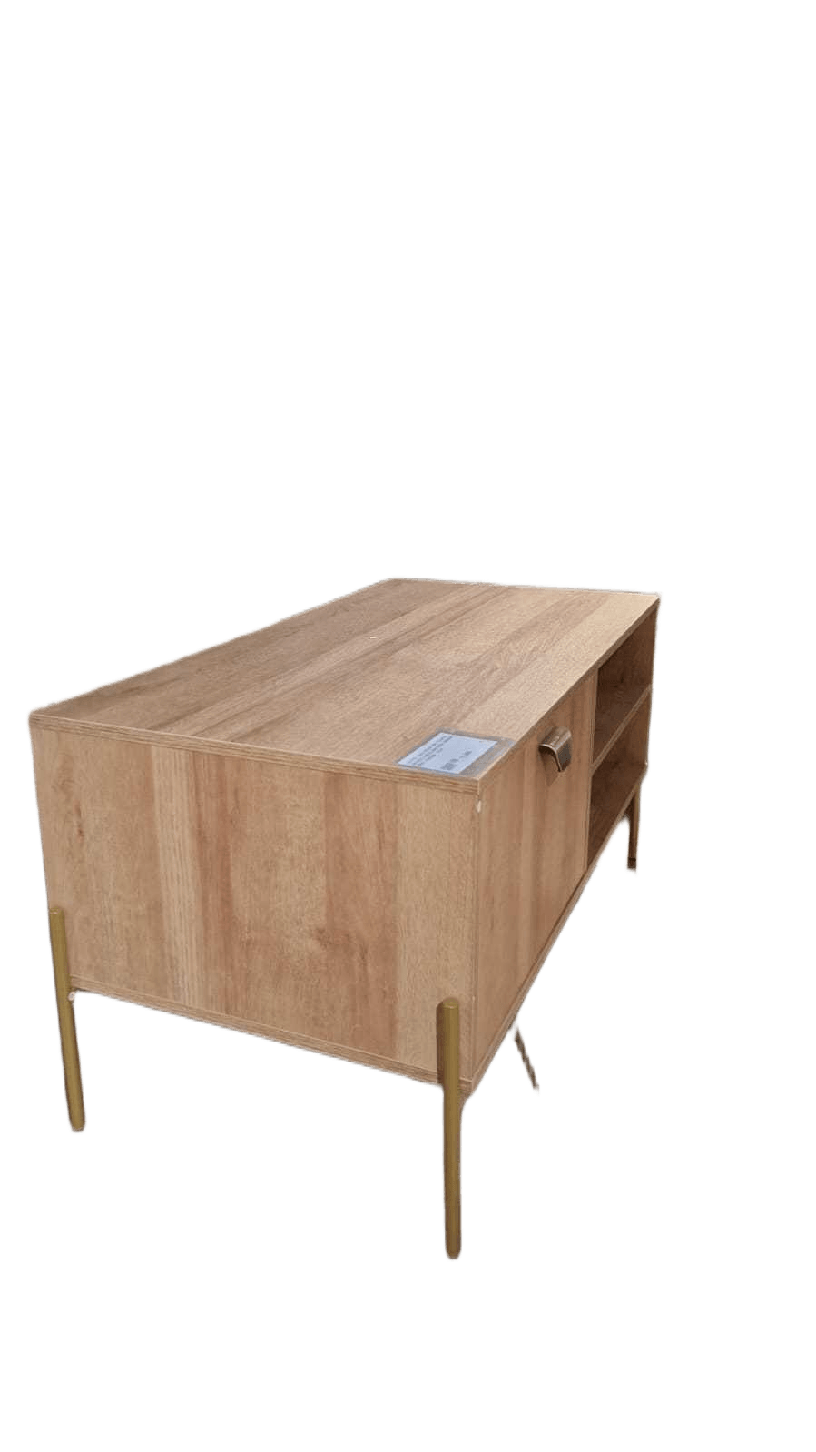 Coffee Table Wood 1901-12 Antic Bronze Handle And Legs 100x50x50