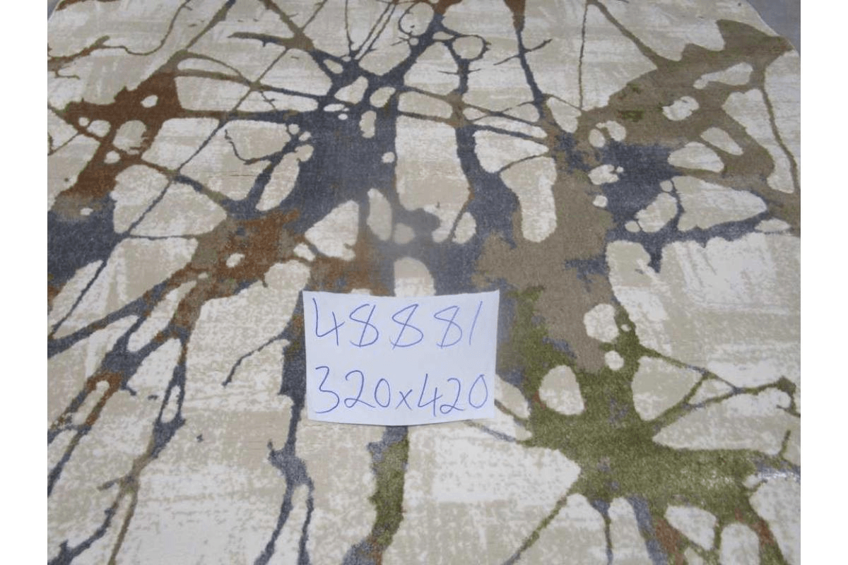 Carpet 320x420 Flosh And Shrink 400,000 Pts/Sqm 11 Mm Pile Height 2,300 Grm/Sqm Gray/Gold Brn/Blue