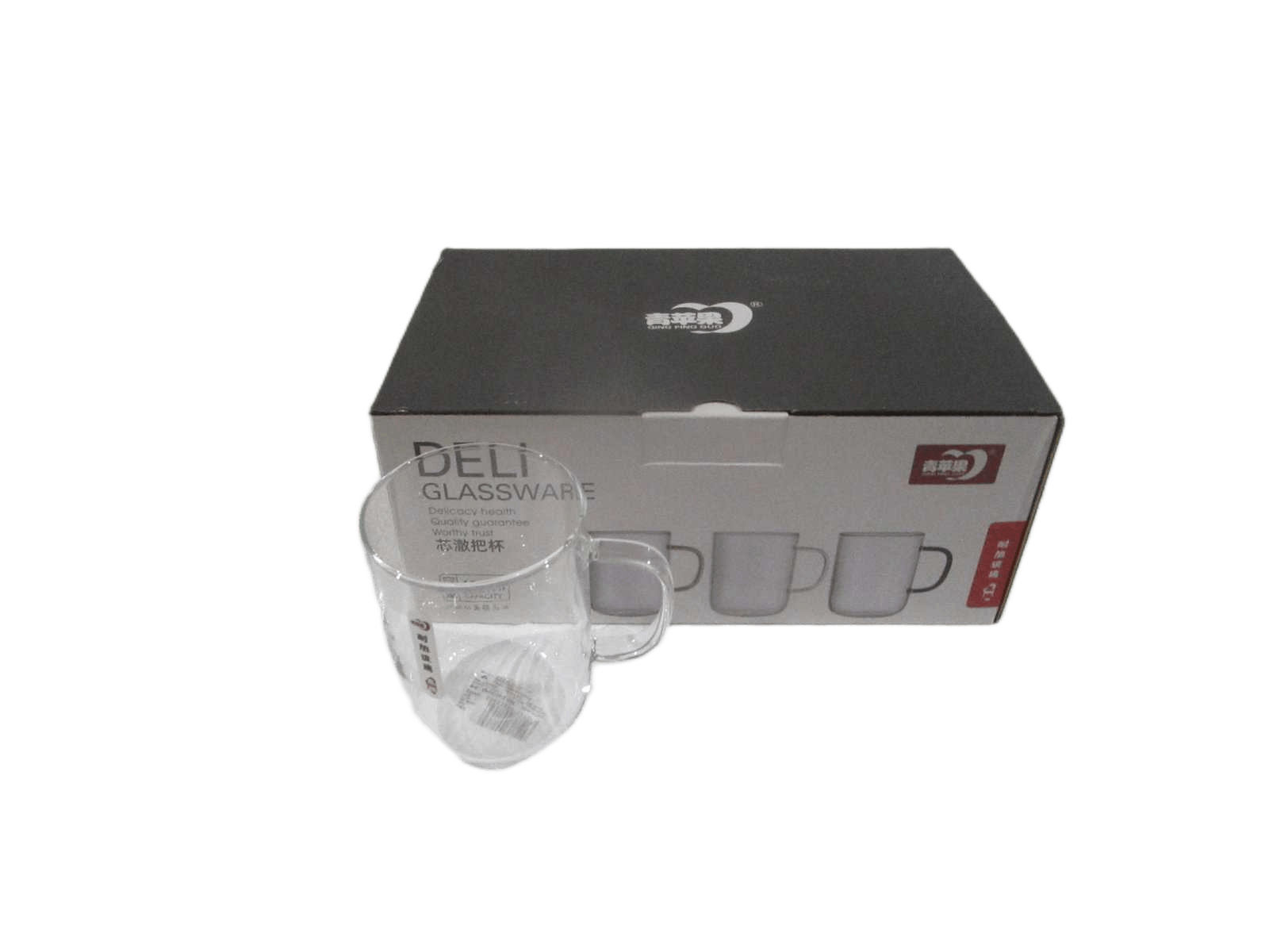 Cupset Of 6 Tea Cup Glass 145g Color Boxcolor Handle