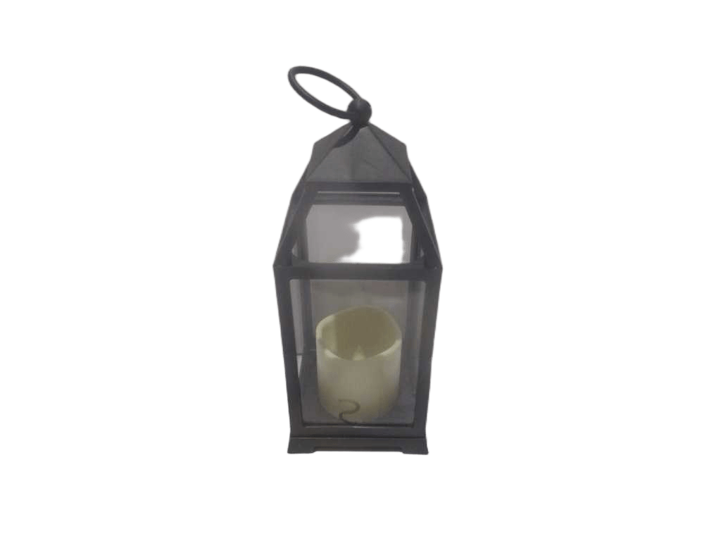 Led Light Black 10,5x10,5x25 Cm