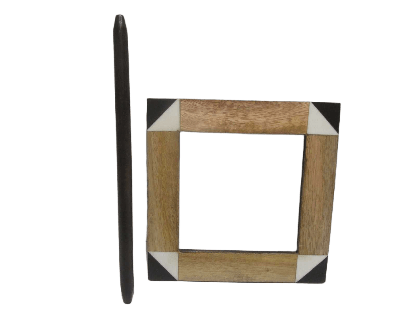 Wooden&resin Square Embrasse Each Pc In Pvc And Headed 1cl=