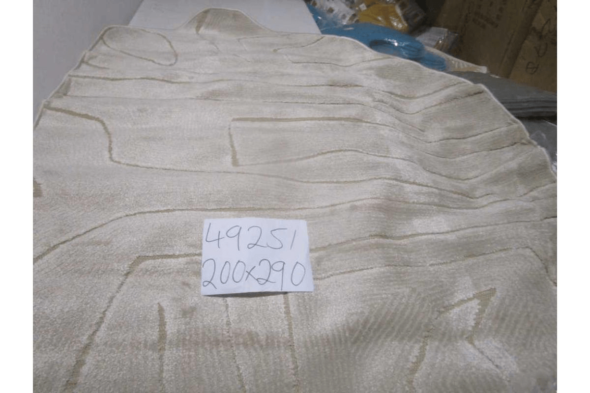 Carpet 200x290 Vanja Pp / Pes Shrink Pp Flat 1,450 Grm/Sqm 8mm Pile Height Beige