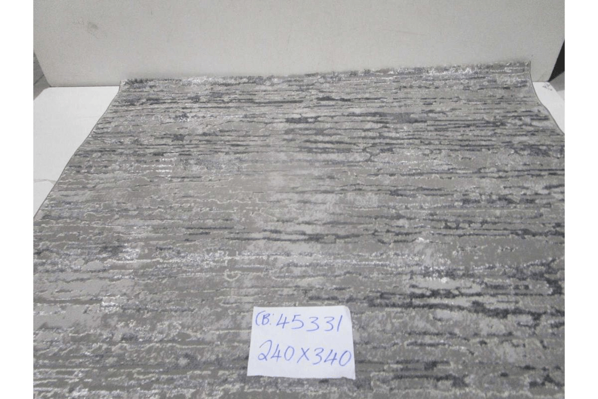 Carpet Grey Dk3188 256.000 Points 10mm Pile Height 1,600gr/Sqm Pp Heatset (1900dtex) + Shrink + Flosh 240x340 Cm