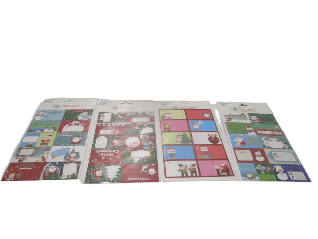 Gift Tag Sticker Set3 4ass