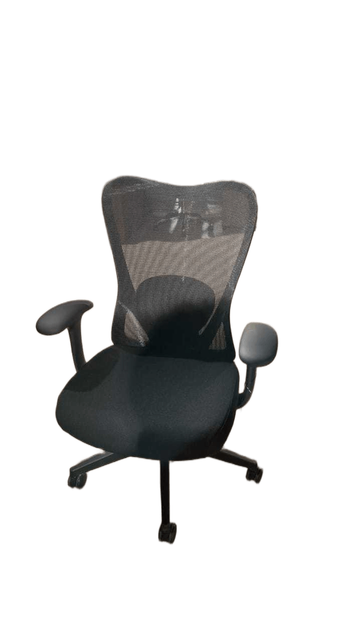 Chair Ergonomic Black ,mechanism: Single Position Lock Synchro Tilt Mechanism, Tension Adjustable. Black 610 * 725 *(1000-1080)