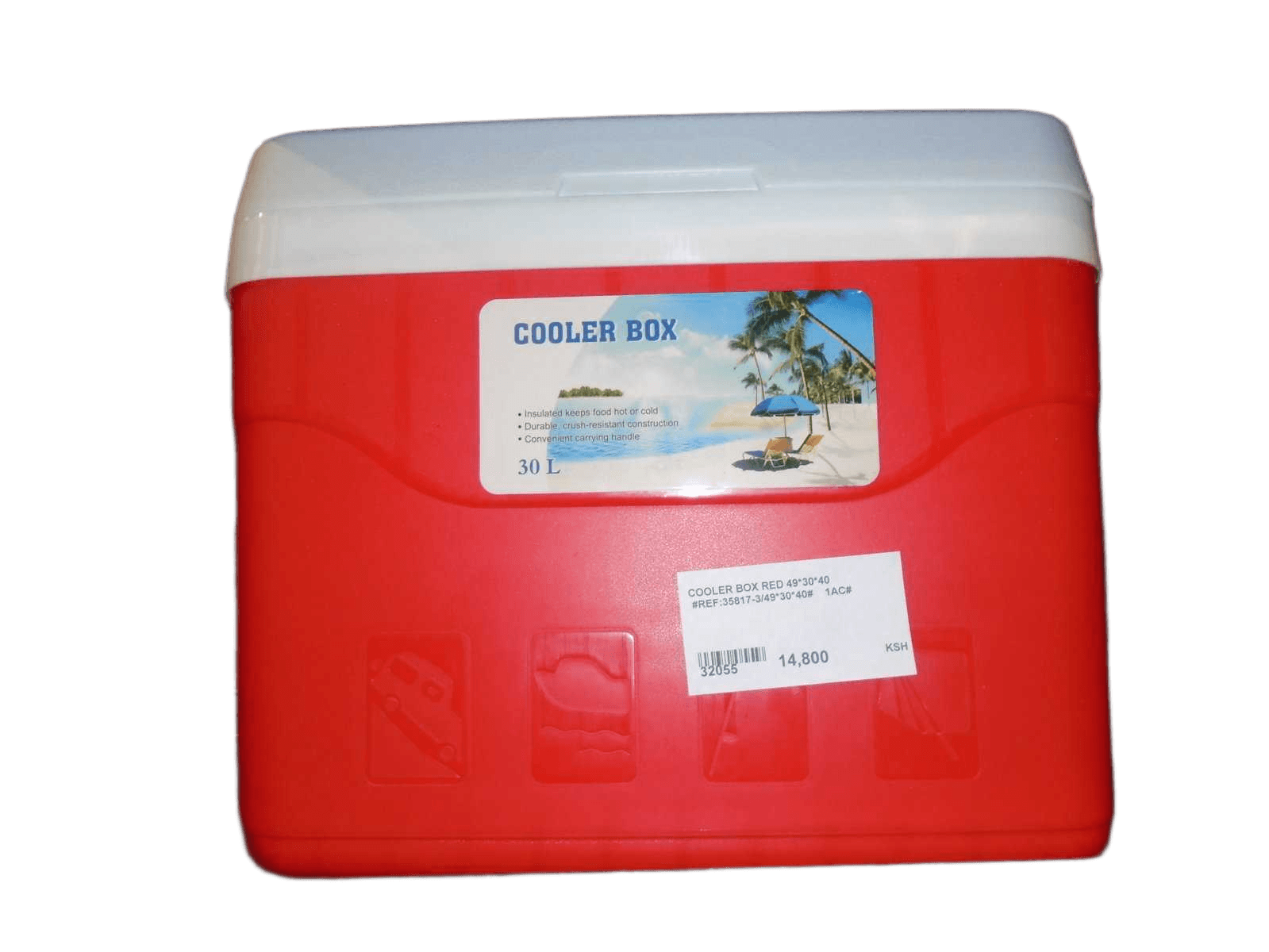Cooler Box Red 49*30*40