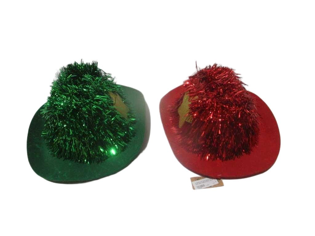 Cowboy Hat With Xmas Tree 4ass