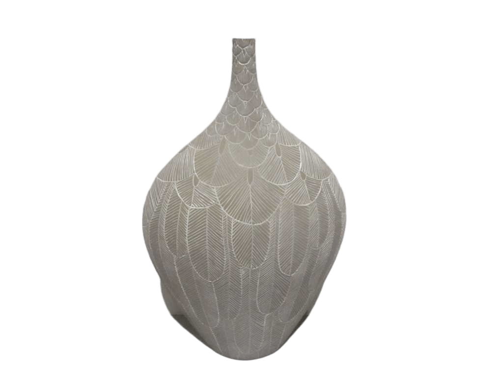 Vase Polyresin Beige 35 X 16 X 59cm