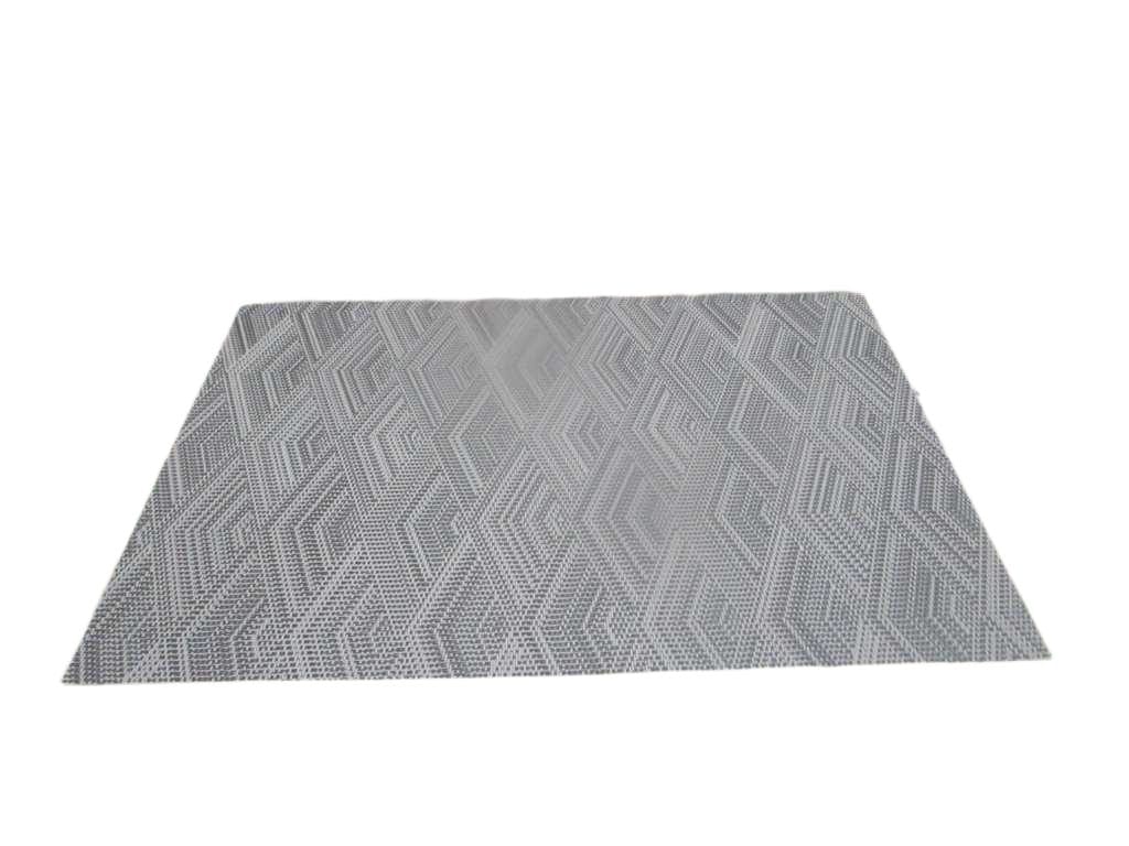 Placemat 70%pvc, 30%polyester, 80g Gray White 30x45