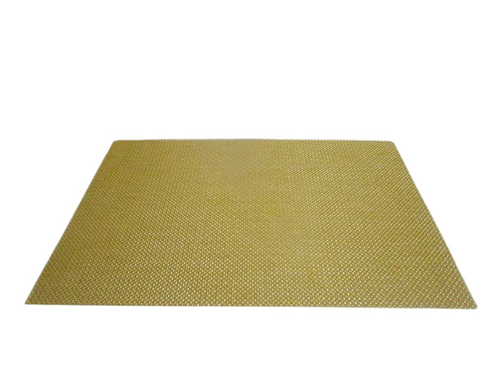 Placemat 70%pvc, 30%polyester, 85g Gold 30x45