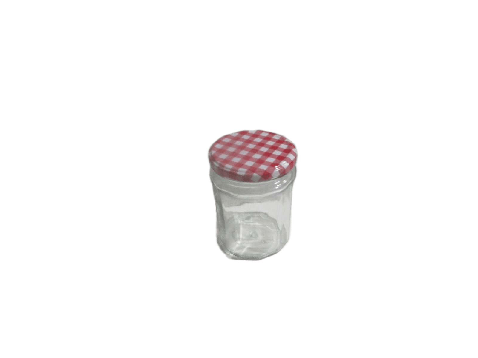 Jar Glass 450ml Metal Lid