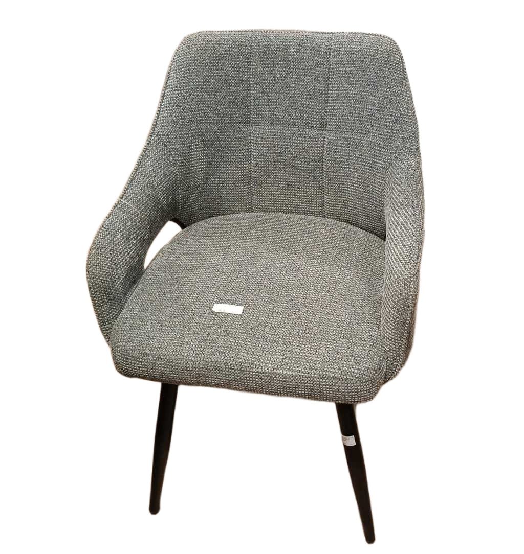 Chair Fabric 600x560x83 Q52-2 5 Dark Grey + Grey Powder Coated