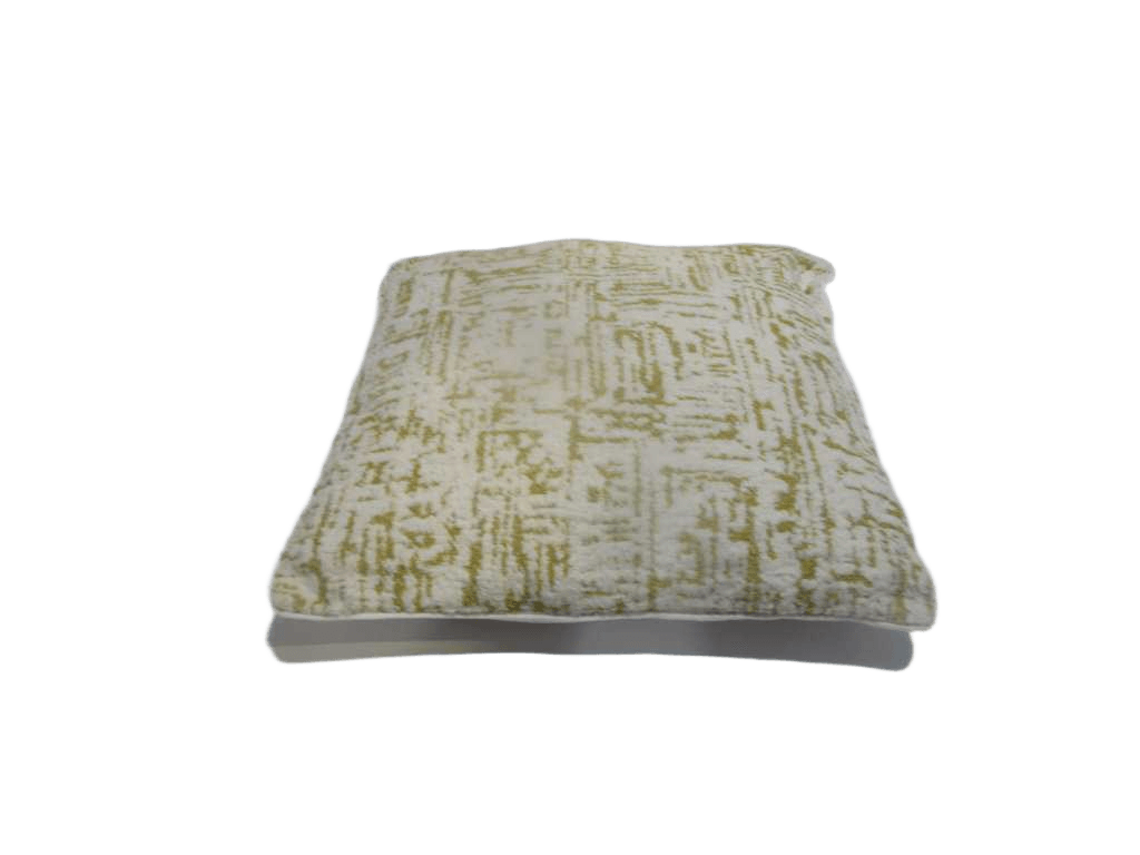 Cushion , W Piping Cover:chillene Filling 350g Vacuum Pack Yellow/White 45*45
