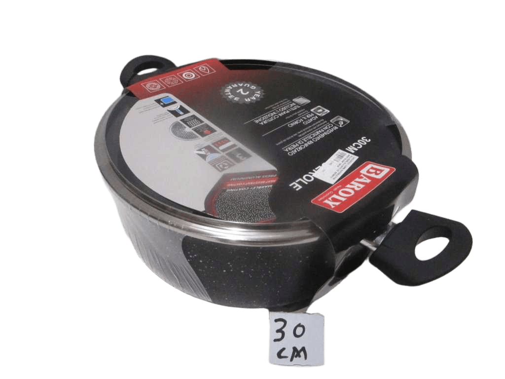 Casserole, 2.5mm, Suitable For All Hobs, Alu With Lid 30cmx13