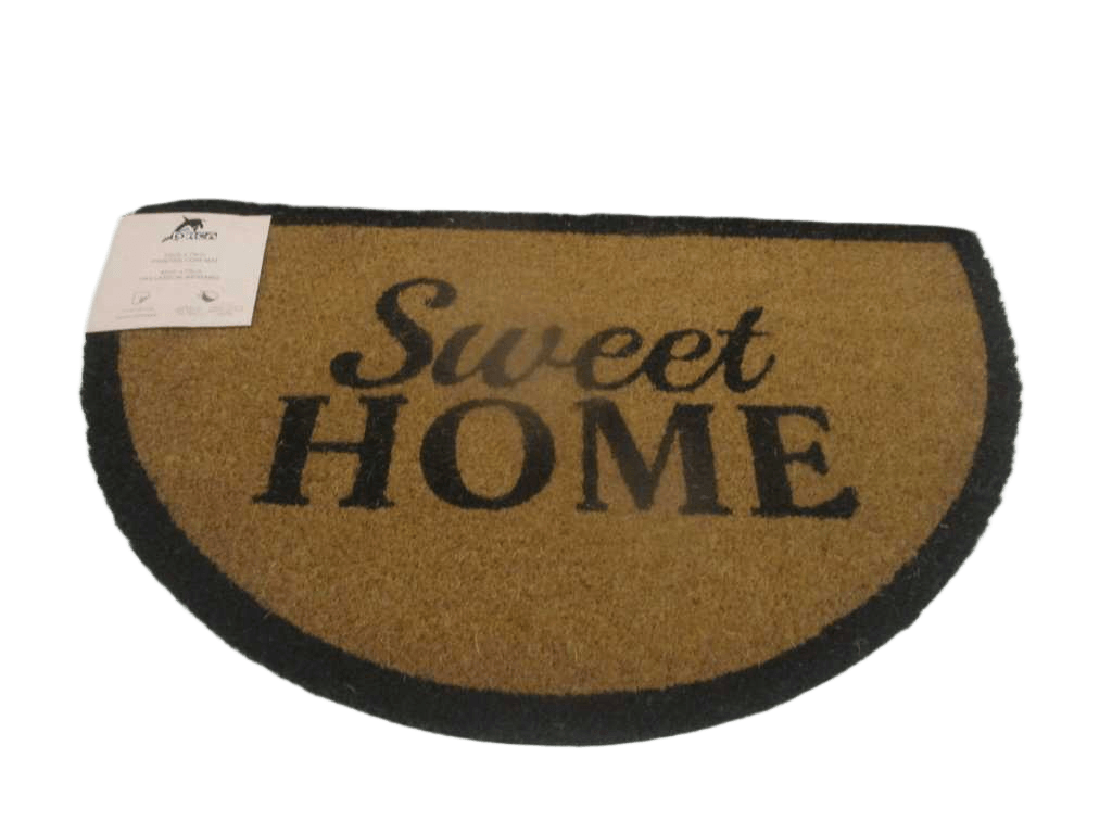Doormat Single Colour / Natural Printed Coir + Pvc Backing - Weight 5800gsm - Thickness 1,5 Cm