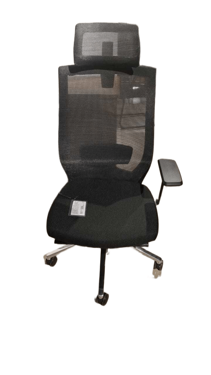Chair Ergonomic Black ,mechanism: 4 Lock Multi Function Mechanism, Tension Adjustable. Black (590-640)*(670-740)*(1185-1265)