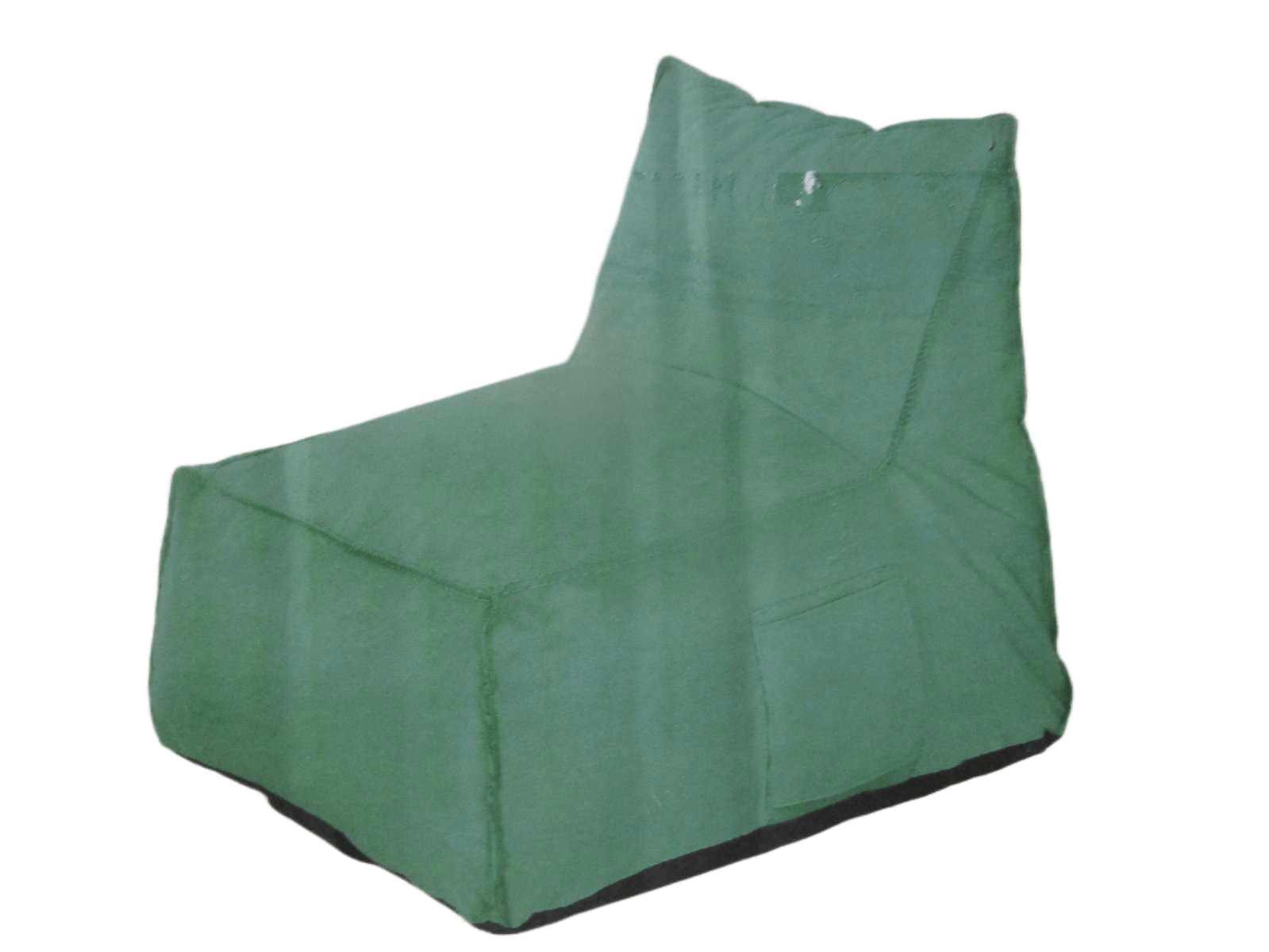 Chair Single S1- Green Solid 600d Xoford Nylon, Shreded Form 80x75x65