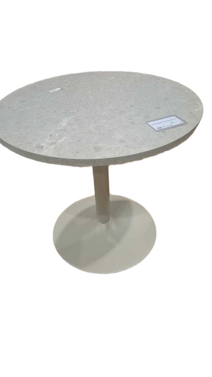Bar Table D800x750 5-17 Light Grey Stone Grey Base As Sample