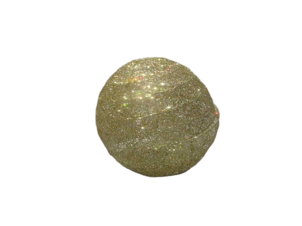 Xmas Ball W Light 50cm Gold 50cm