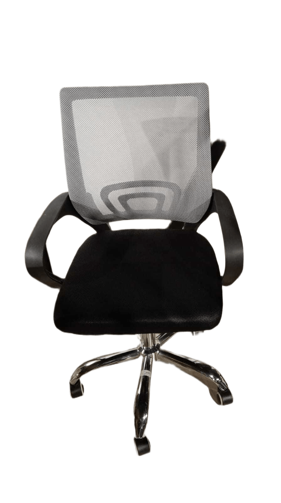 Office Visitor Mesh Chair Fabric Grey Back+ Black Seat 55x57x87 2cl=