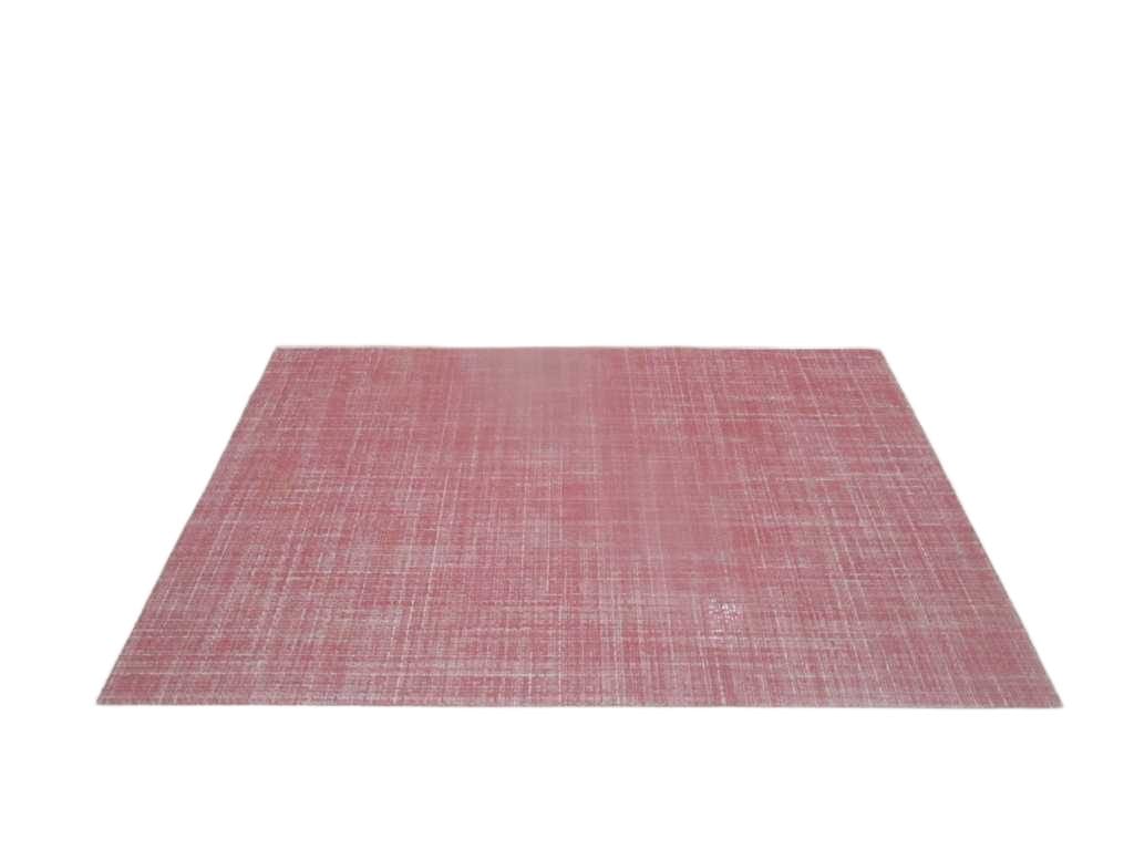 Placemat Pvc 80g 12pc Opp Bag, 72pc In 1 Box Red 30x45