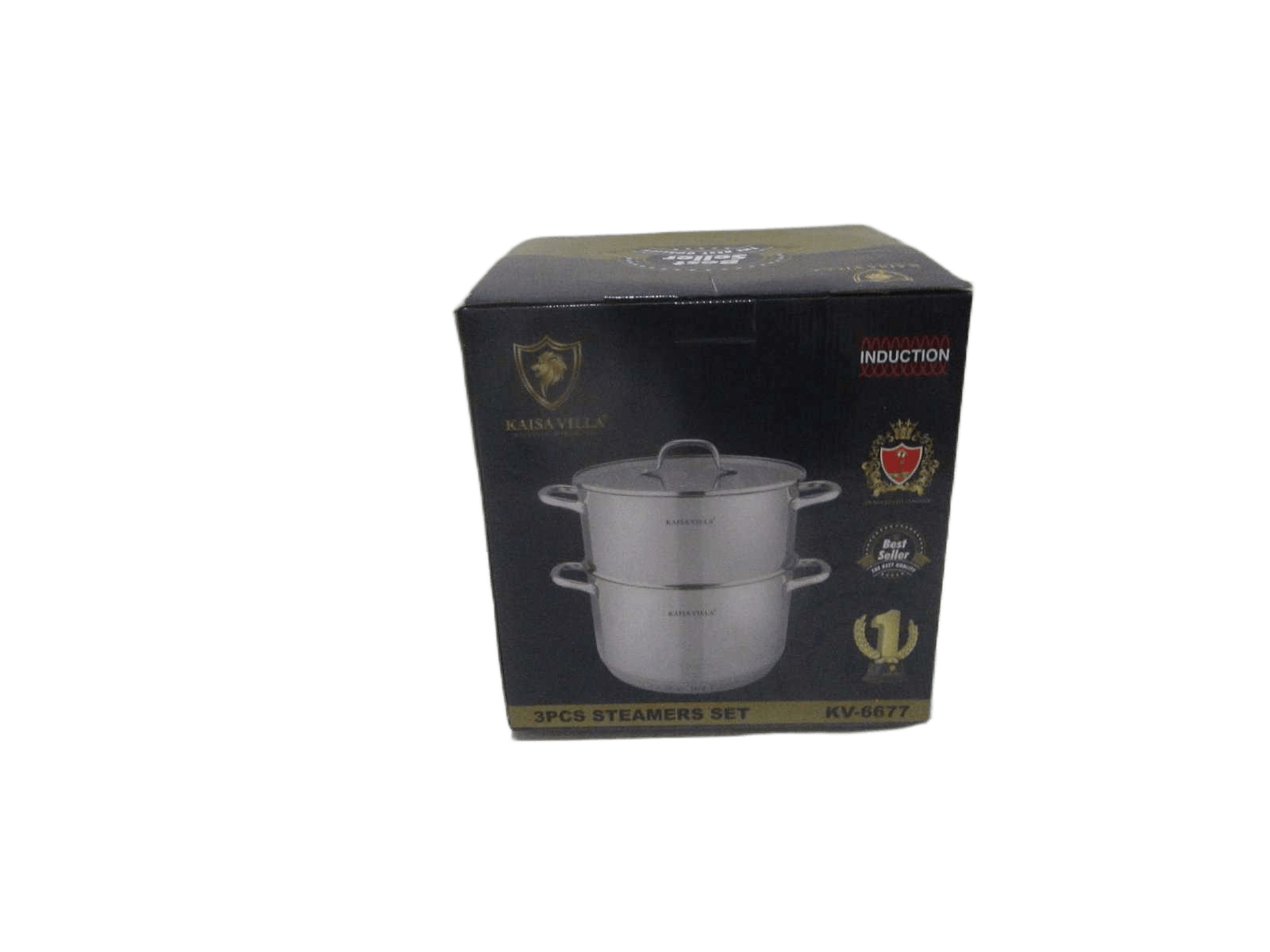 3pcs Steamers Set Steamer+tray+lid Thickness 0.5mm 10l ø28x18 8l ø28x14.5