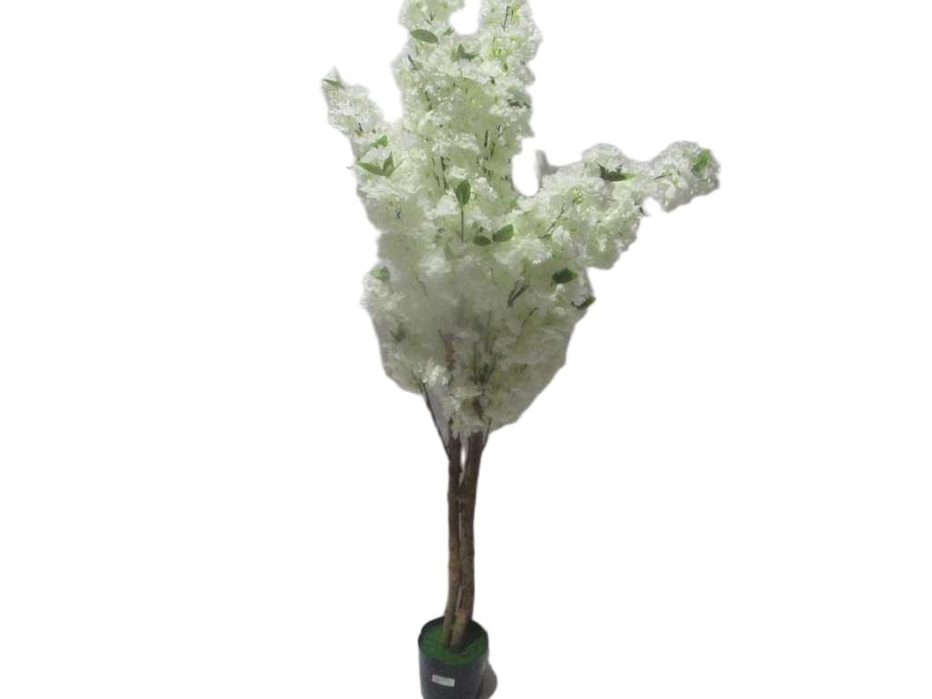 Artificial Plant 1.6m With Flower Pot 2 Wood Pole 9branches Packing:opp Bag 1.6m