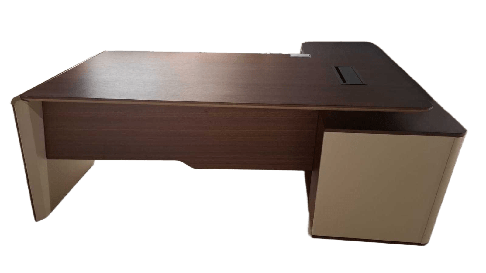Executive Desk Australia Oak+ash Melamine 2000w*1600d*760h