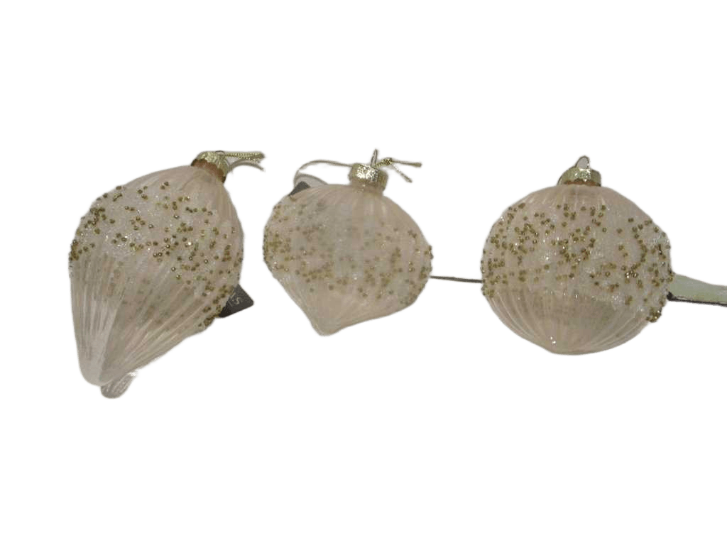 Ornament Glass 8cm Soft Colour