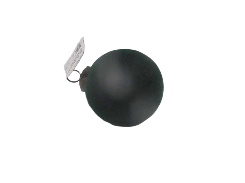 Ball Xmas 100mm Glass Green