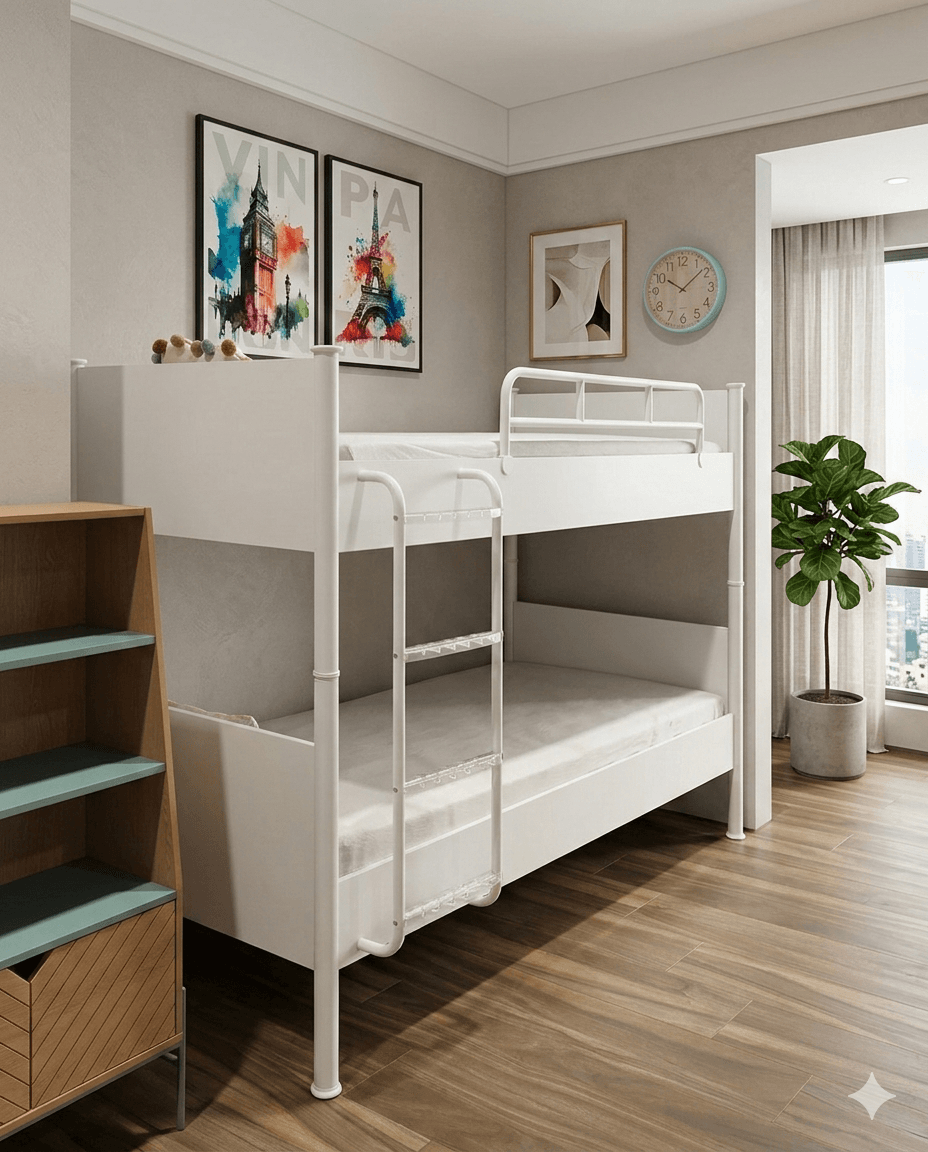 Bunkbed Carisma Kids White / White 90x200cm