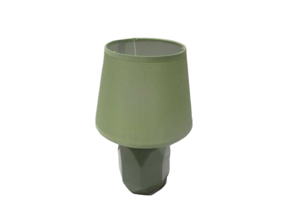 Table Lamp Ceramic With Fabric Shade Base: 12*11*15cm Sh:14*20*15 Cm H: 31cm