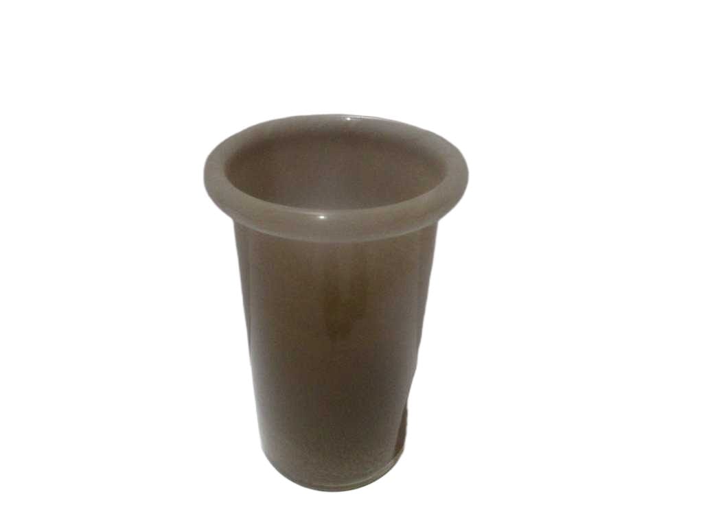 Vase, Glass Bubble Paper+brown Box Packing 'brown In; Beige Out '16.8*h27.8