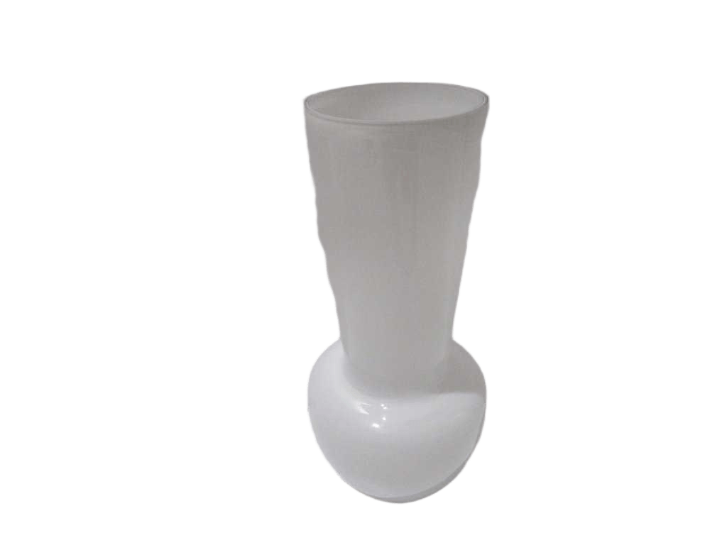 Vase Glass White 16.5*48