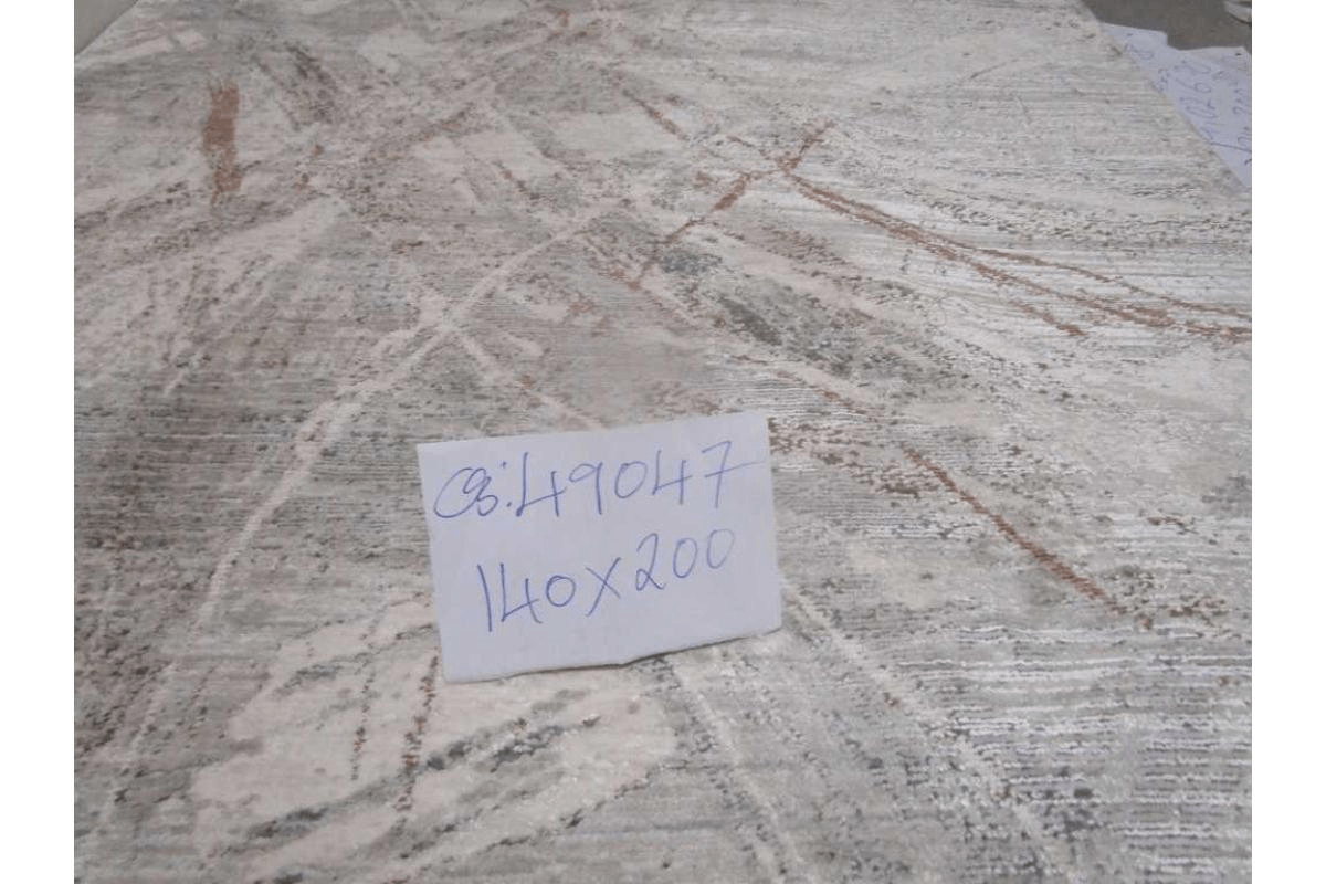 Carpet 140x200 Polyester Shrinked Cotton Backing 2,200 Grms/Sqm 624,000 Points 8mm Pile Hight Lb89b / Ccm26