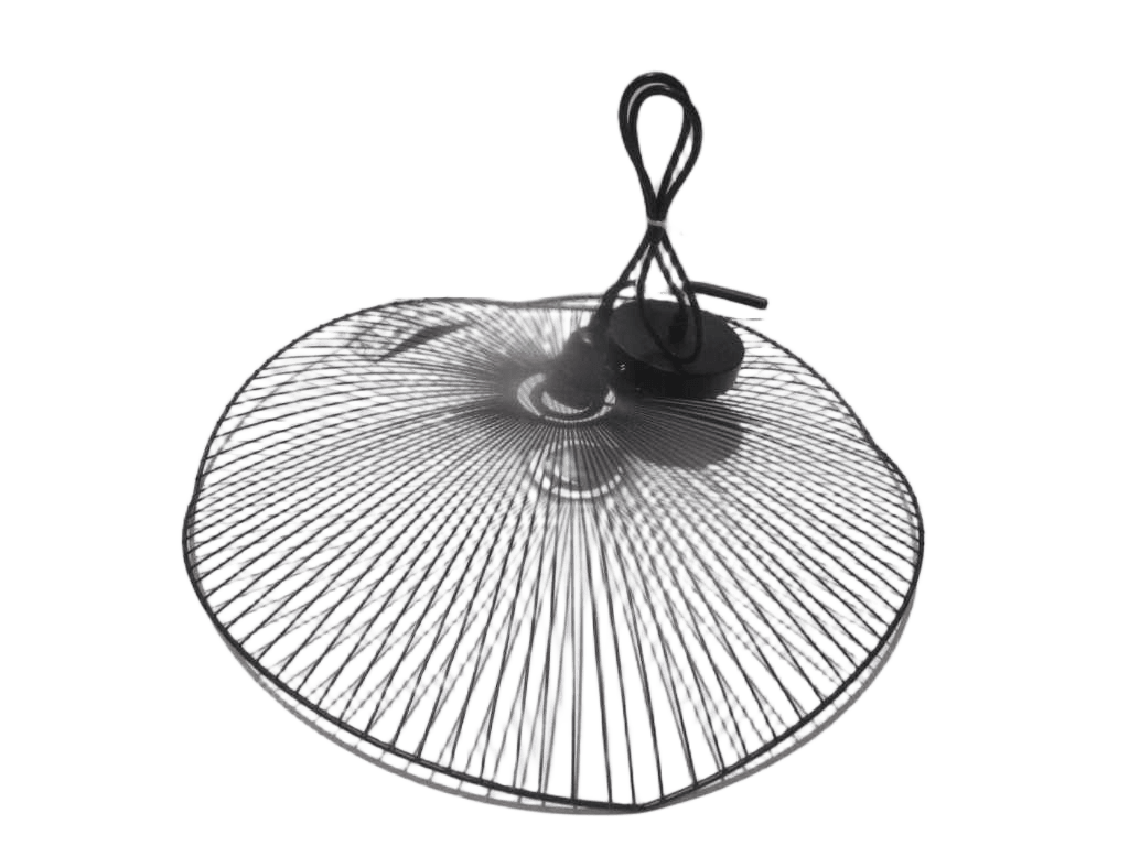 Pendant Lamp Cuzco Blk Met Wre D59