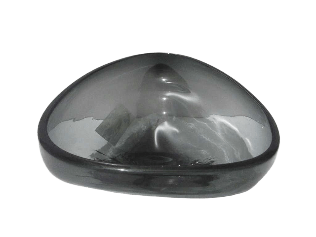 Vase Blow Glass 7 Kgs Grey 42x41x20 Cm