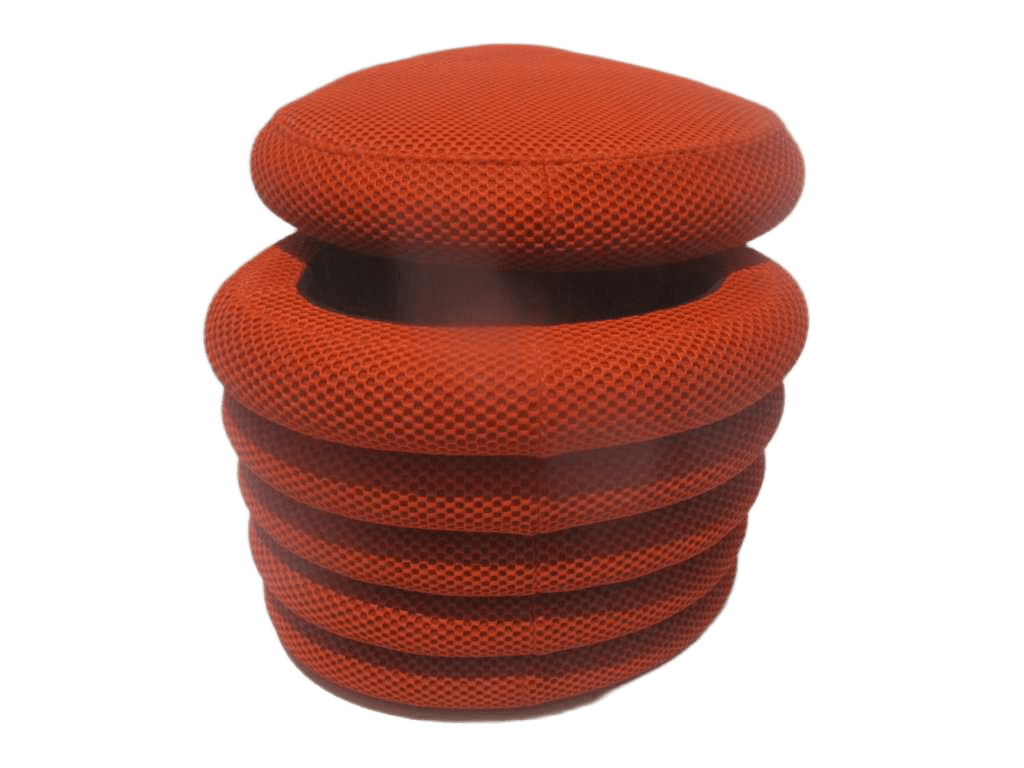 Ottoman, With Storage Function Orange Wz3050-5 W46*d41*h42cm