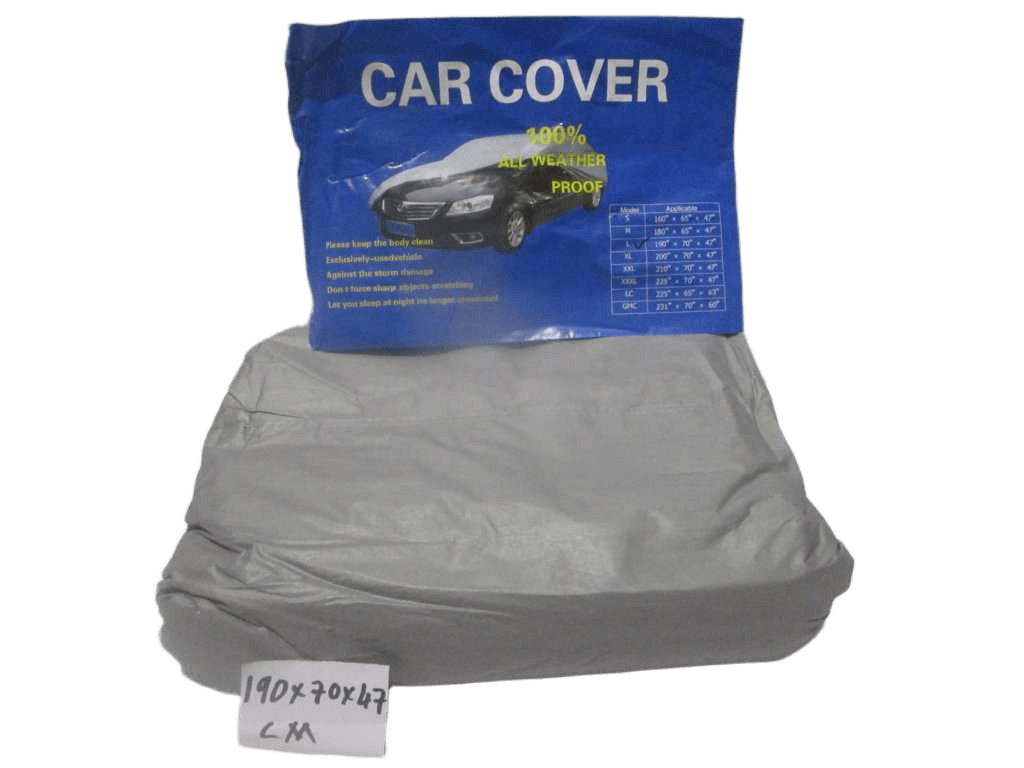 Car Cover Peva Anti-Uv,waterproof Non-Woven Bag Packing Paper Card Silver 190x70x47