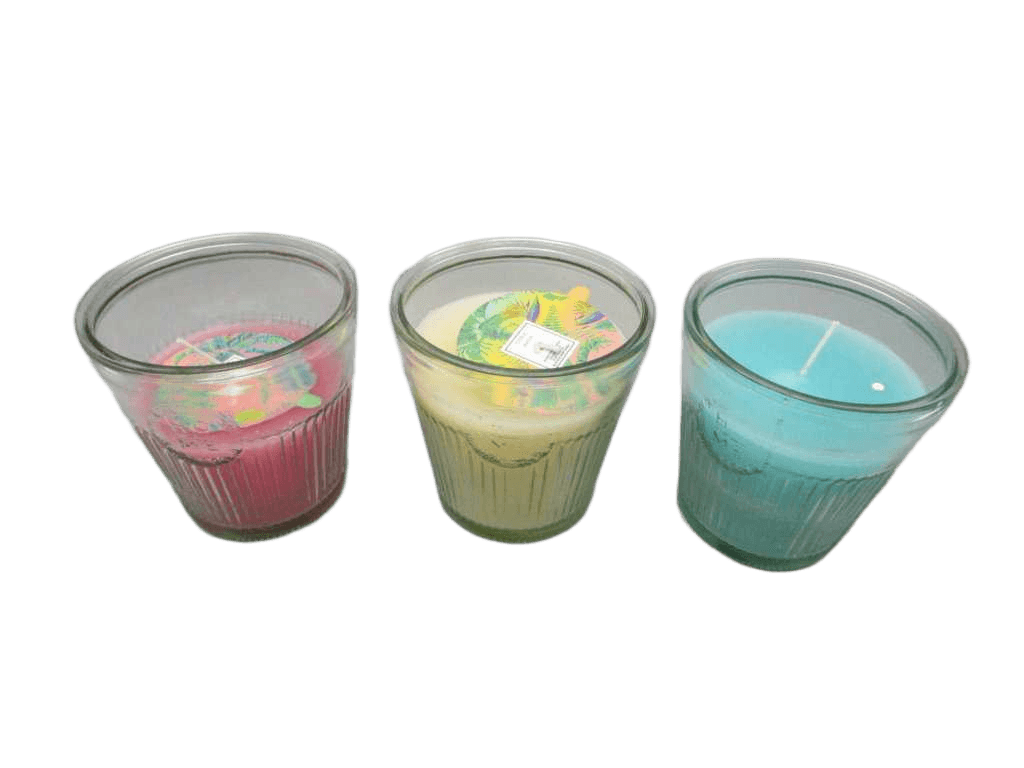 Candle Scented In Glass Pot