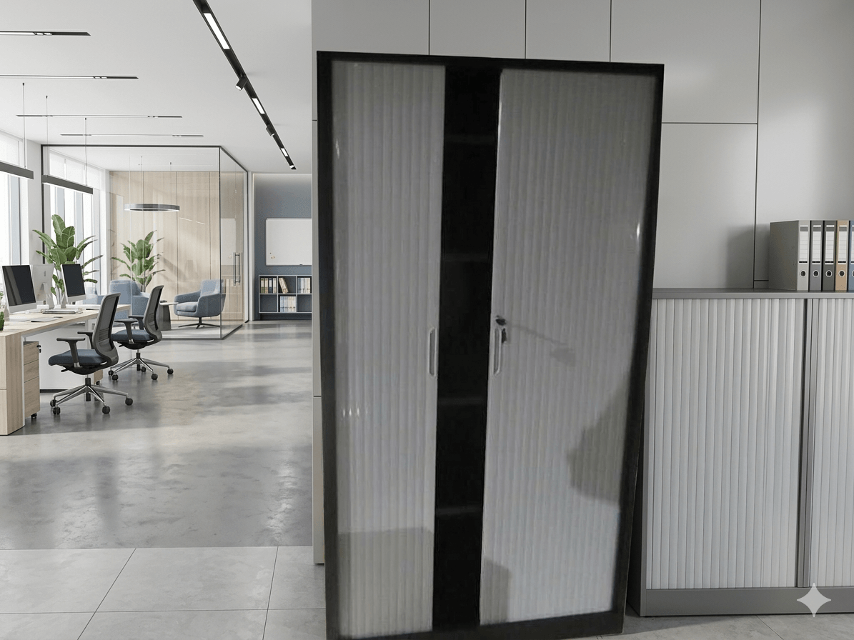 Cabinet Rolling Door With 2 Doors And 4 Shelf (0,7mm)