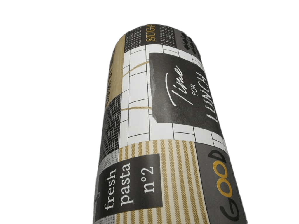 Tablecloths Rlx 1,40mx20m Printed Pvc Arrina Yellow