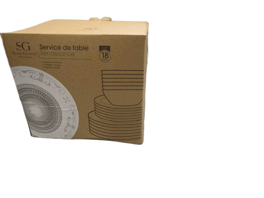 Dinner Set Plate Service 18p Renaissance Brand: Secret_de_gourmet