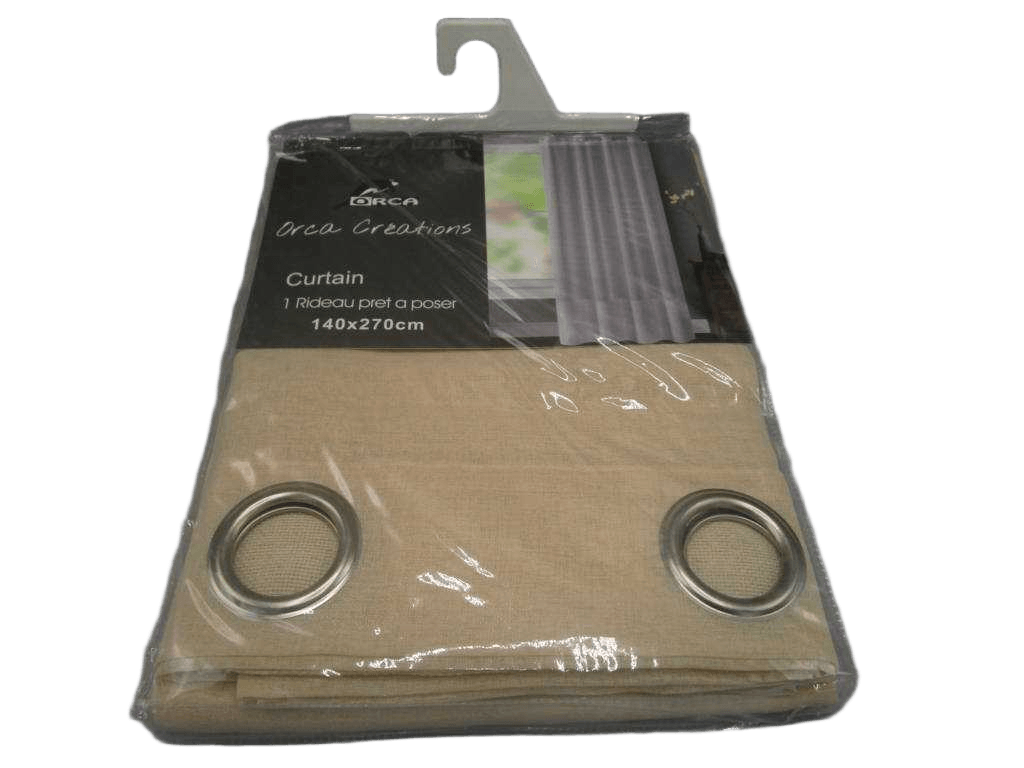 Curtain Voile 140 X 270 Cm Polyester- 8 Rings 100 Grs