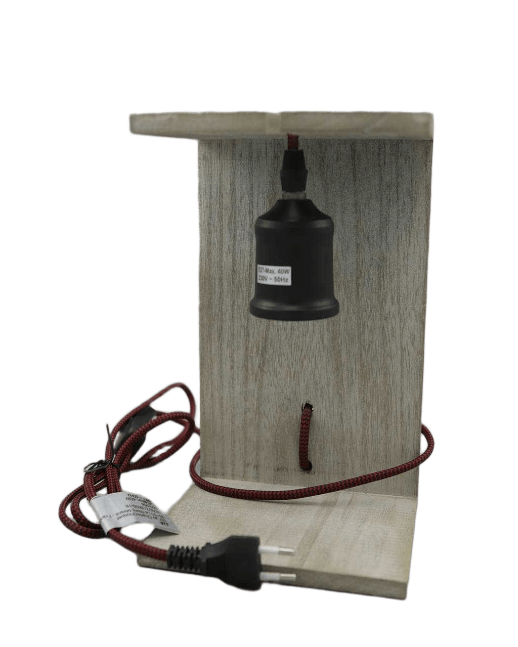Lamp Wood Caja H25