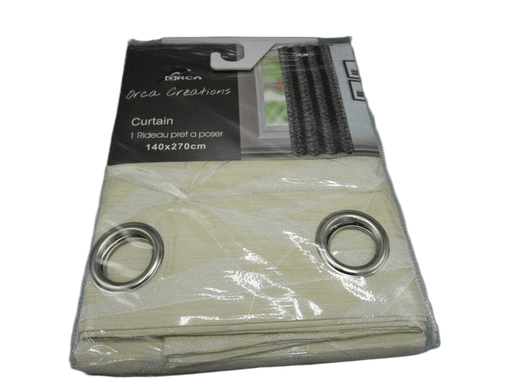 Curtain Jacquard 140 X 270 Cm - 8 Rings 100% Polyester