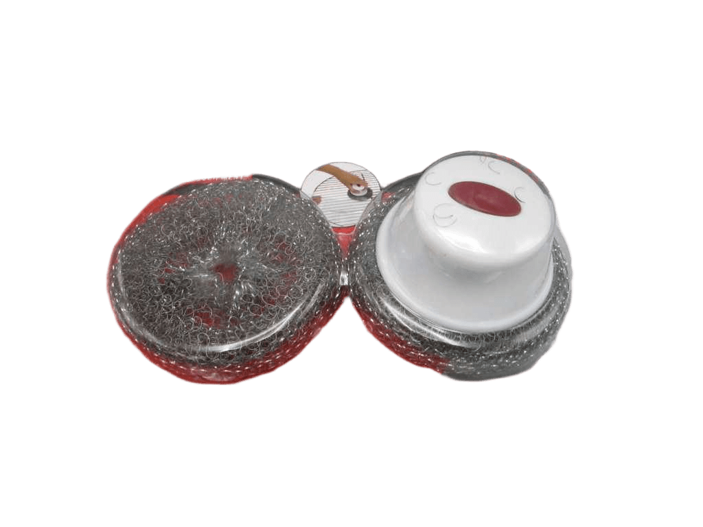 Scouring Pad Set 2pcs For Bbq