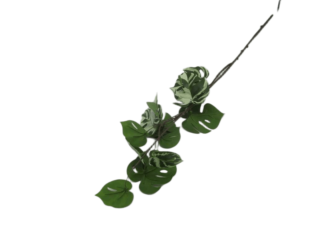 Artificial 67cm Single Real Touch Monstera Spray X 2 Branches