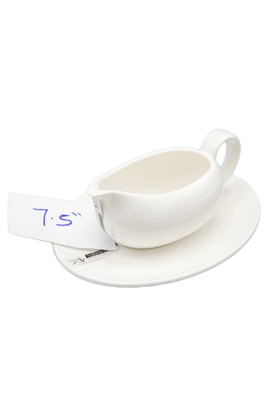 Gravy Boat + 7.5"saucer15x8.2x6.8 / 19.2x14.1x1.9