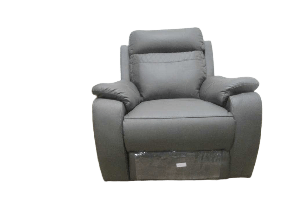 Chair Single -Er Leather 867 Dk Grey